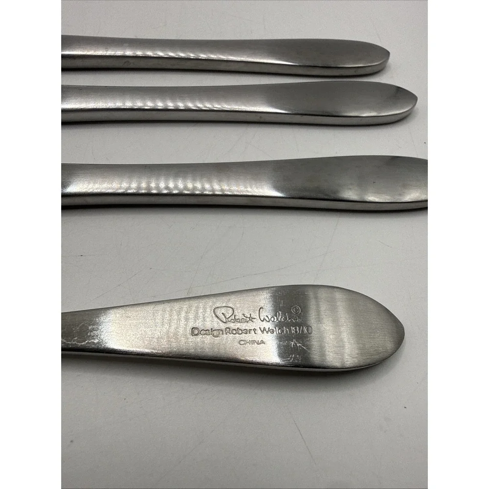 Robert Welch 3 Butter Knifes And 1 Fork